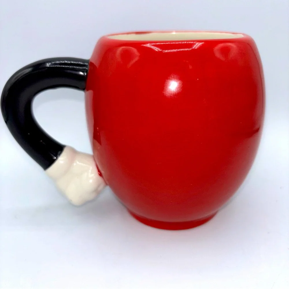 Disney Zak! Mickey Mouse Red Pants Arm 15 Ounce Sculpted Ceramic Coffee Cup Mug